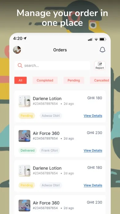 Duke Supplier App Ekran Görüntüleri