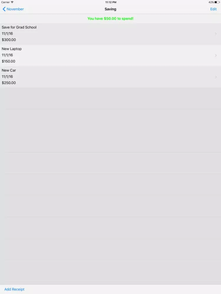 Screenshot di Balanced Budgeting iPad 