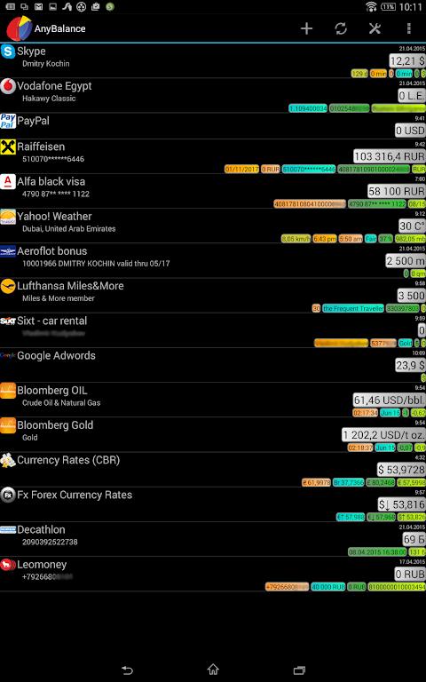 AnyBalance Screenshots7
