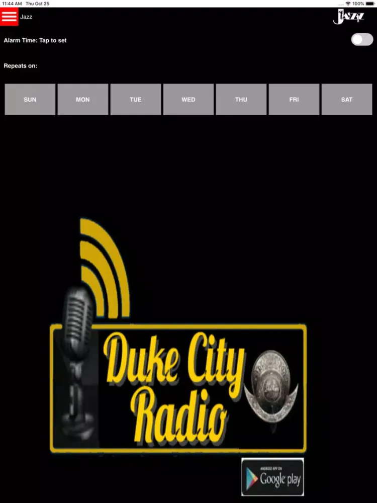 Duke City Radio Jazz iPad  Screenshots