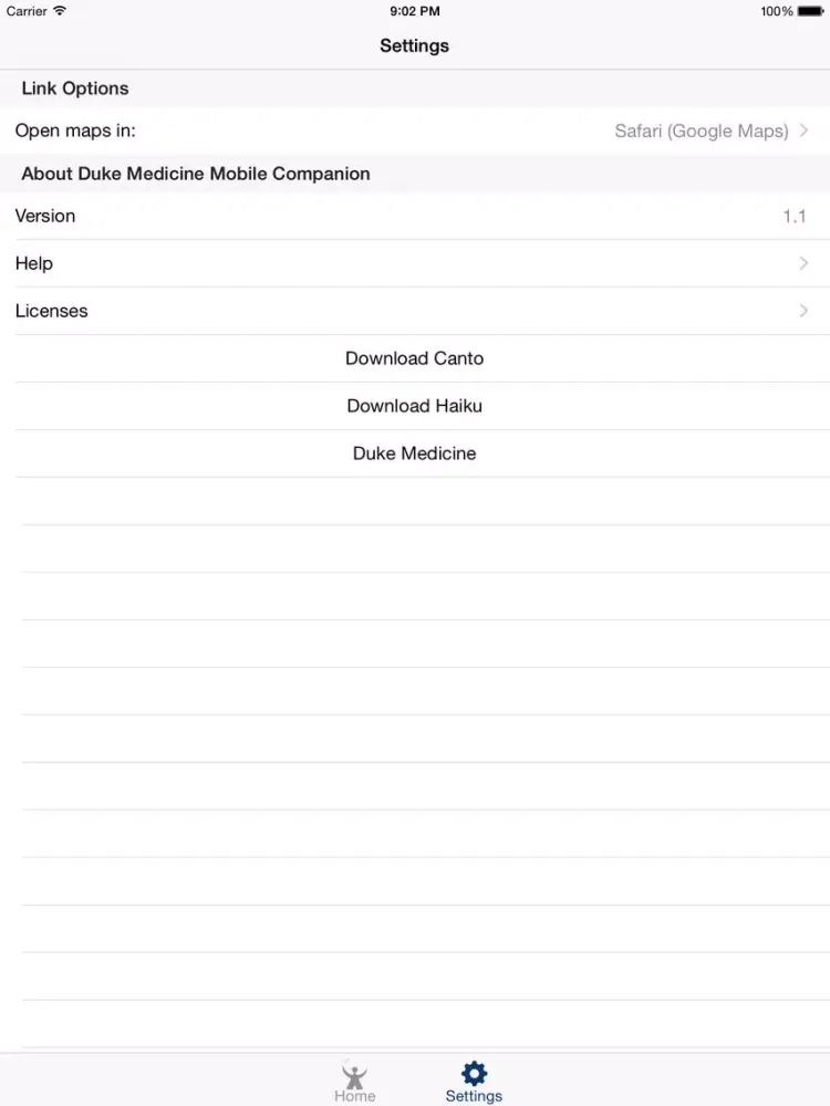 تصاویر Duke Medicine Mobile Companion iPad 