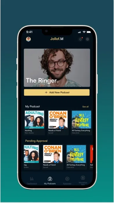 Tangkapan skrin Jollof Radio