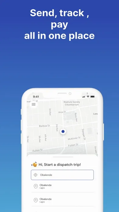 ToDoor logistics Screenshots
