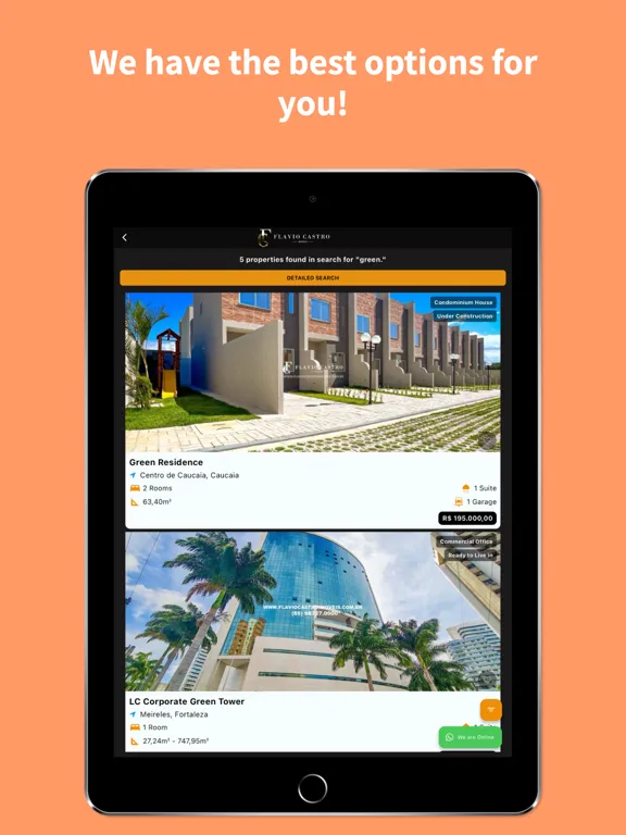 Flavio Castro Imóveis iPad  Screenshots