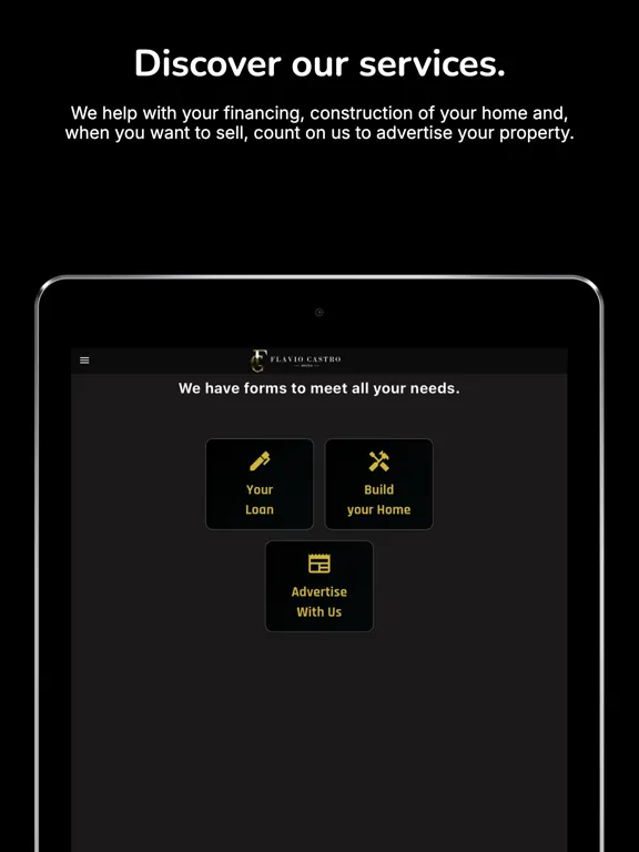 Flavio Castro Imóveis iPad  Screenshots