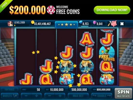 تصاویر Miracle Circus Slots iPad 
