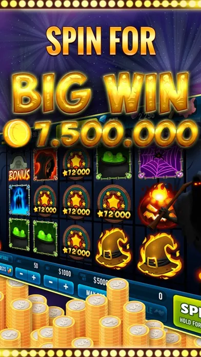 Capturas de tela do Halloween Slot Machine Game
