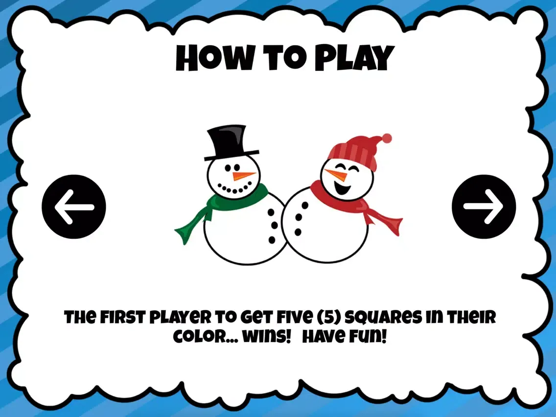 Tangkapan layar Snowman Bump iPad 