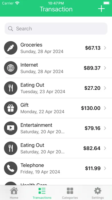 Captures d'écran de Expense & Income Tracker Daily