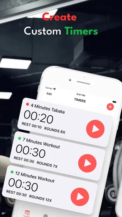 Capturas de pantalla de Interval Timer - Multiple HIIT