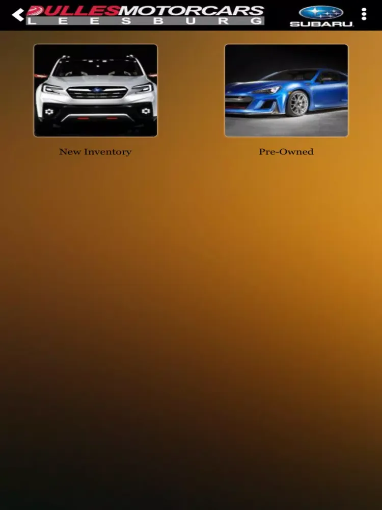 Dulles Subaru iPad  Screenshots