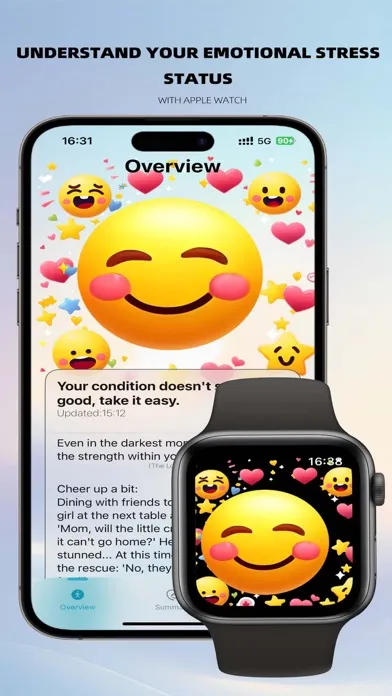 Amfine - Stress & Mood Tracker Screenshots