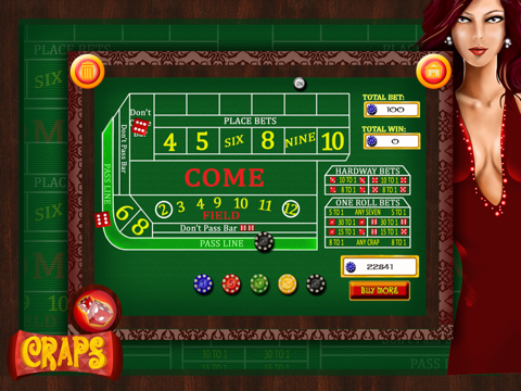 Captures d'écran de Craps - Casino Betting Game iPad 