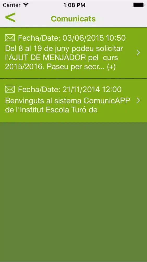 Capturas de pantalla de Institut Escola Roquetes