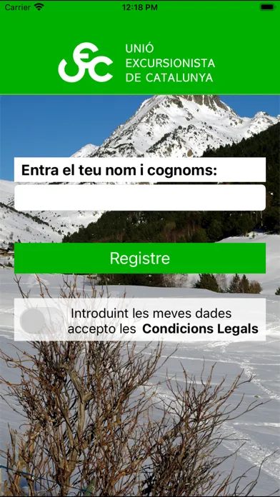Capturas de pantalla de Unió Excursionista Catalunya