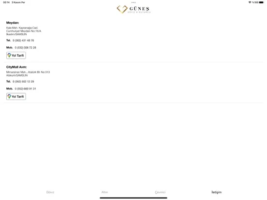 Zrzuty ekranu Güneş Döviz iPad 