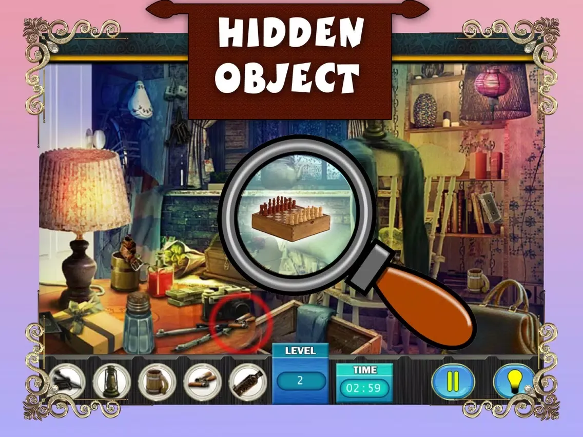 Mid night : Free Hidden object games Fun iPad  سکرین شاٹس