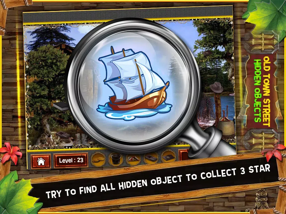 Old Town Street Hidden Objects Game: 150 Levels iPad  Screenshots