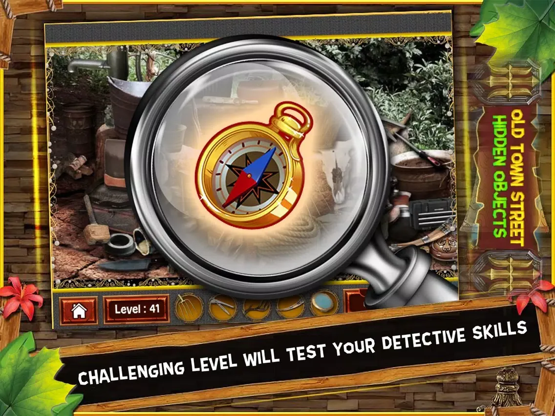 Old Town Street Hidden Objects Game: 150 Levels iPad  Screenshots