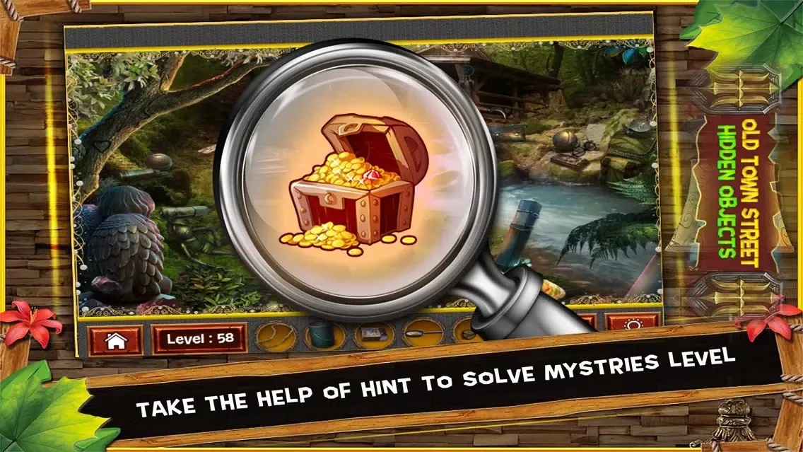 Old Town Street Hidden Objects Game: 150 Levels Screenshots