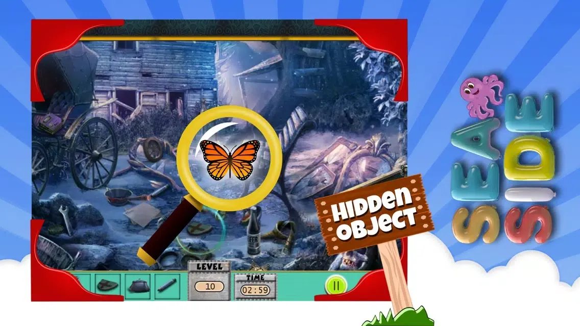 Tangkapan skrin Tap Tap Hidden Objects : Sea Side Hidden object games with gamecenter