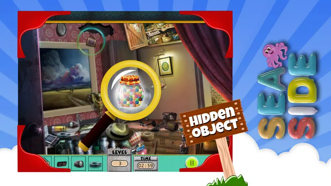 Tangkapan skrin Tap Tap Hidden Objects : Sea Side Hidden object games with gamecenter