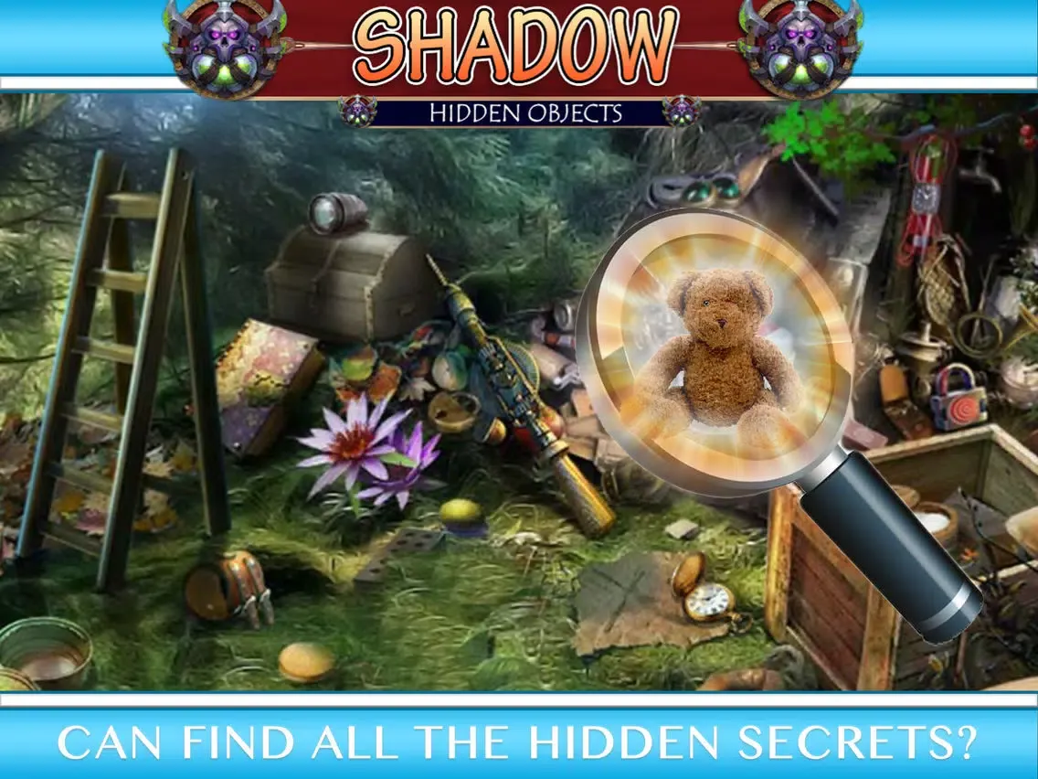 Shadow Secret Hidden Object Games 100 Levels iPad  स्क्रीनशॉट