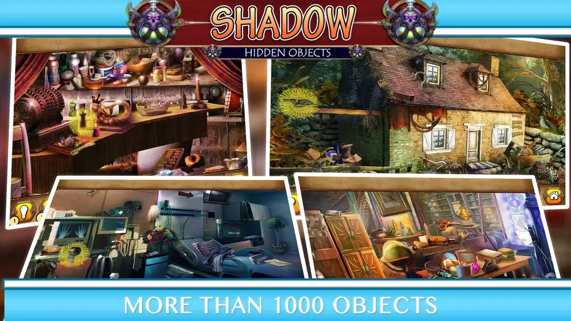 Shadow Secret Hidden Object Games 100 Levels स्क्रीनशॉट