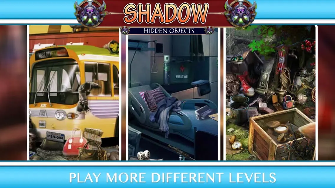 Shadow Secret Hidden Object Games 100 Levels स्क्रीनशॉट