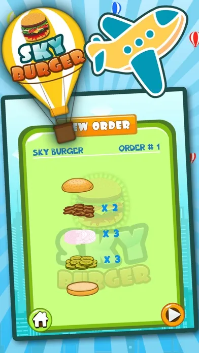 Sky Burger Mania Restaurant : Sky High Burger Tower a Burger maker game スクリーンショット
