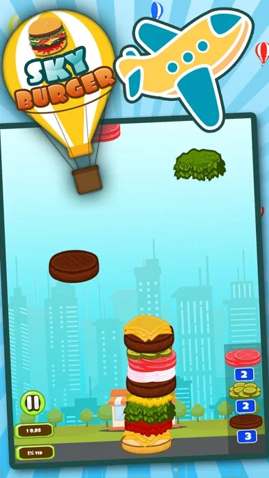 Sky Burger Mania Restaurant : Sky High Burger Tower a Burger maker game スクリーンショット