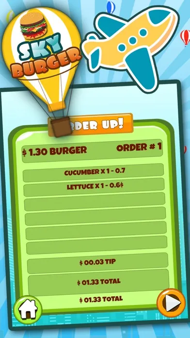 Sky Burger Mania Restaurant : Sky High Burger Tower a Burger maker game スクリーンショット