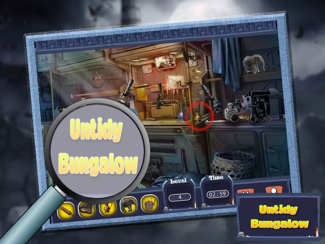 Untidy Bungalow : A Hidden Object Mystery iPad  Screenshots