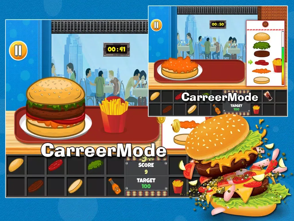 Yummy Burger Mania iPad 应用截图