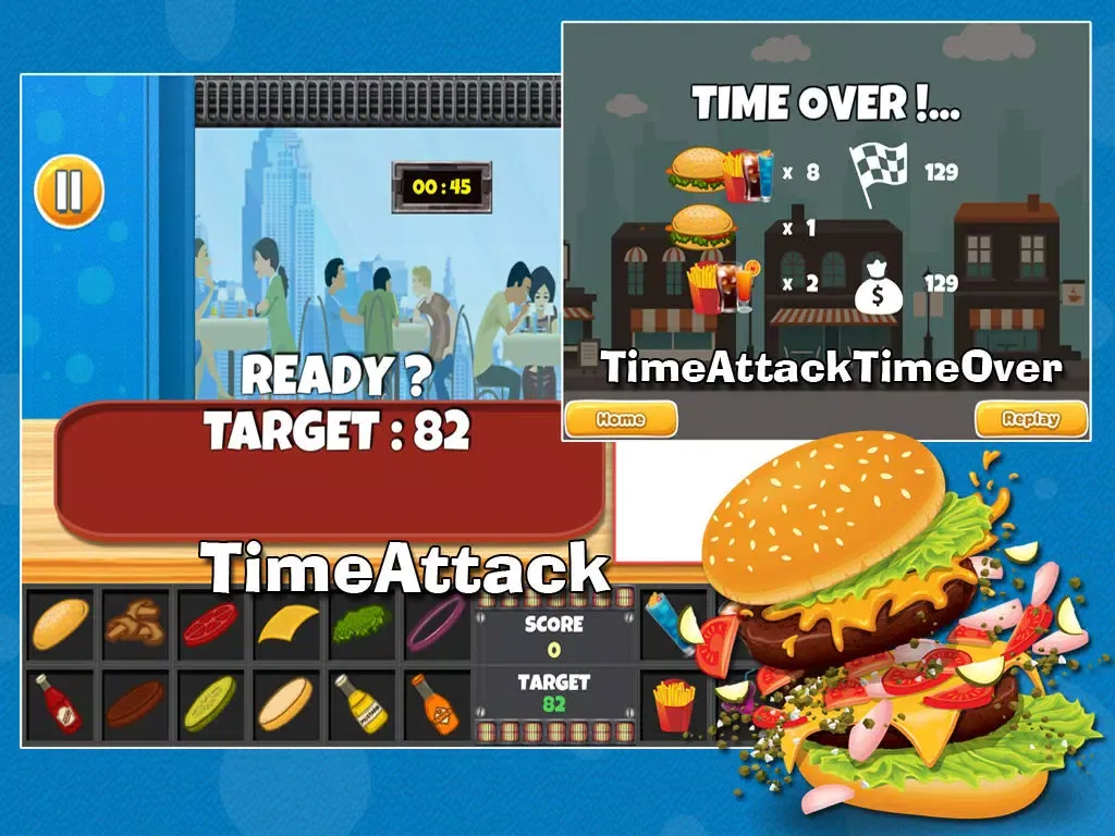 Yummy Burger Mania iPad 应用截图