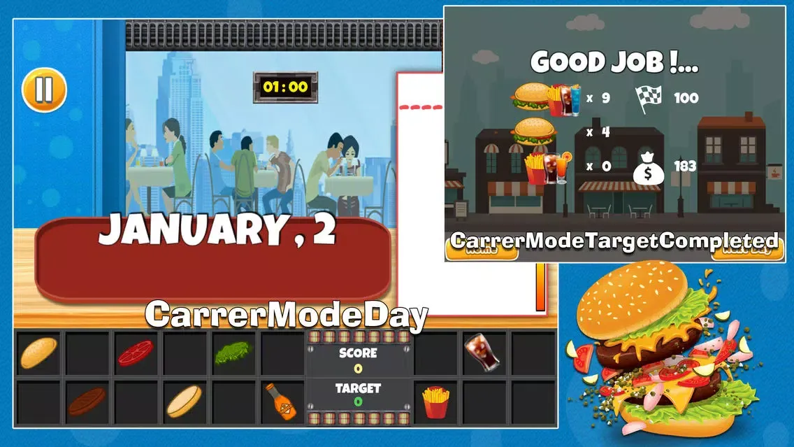 Yummy Burger Mania应用截图