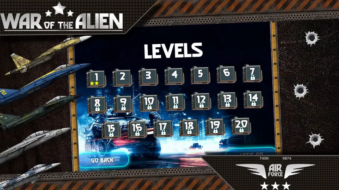 Alien War : The Next Planet Attack スクリーンショット