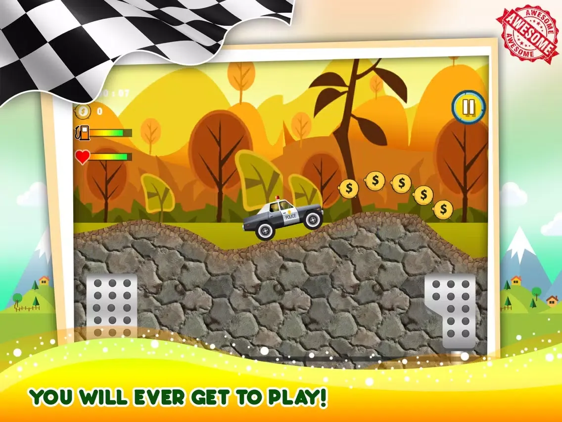 Stunning Car Trip iPad  Screenshots