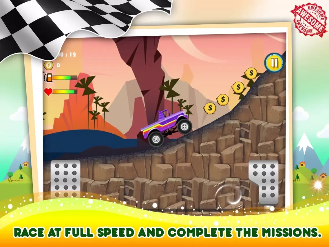Stunning Car Trip iPad  Screenshots