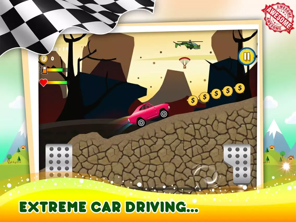 Stunning Car Trip iPad  Screenshots