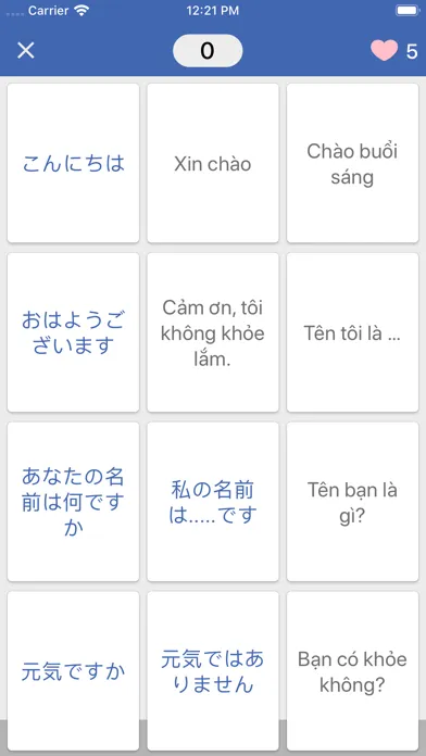 Capturas de tela do Học tiếng Nhật Dumi