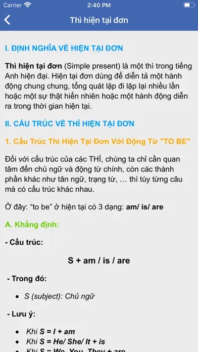 Ngữ pháp tiếng Anh - Bài tập应用截图