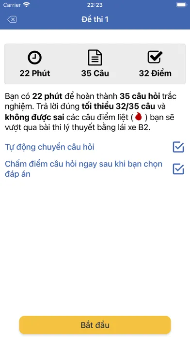 تصاویر Ôn thi GPLX - 600 câu hỏi