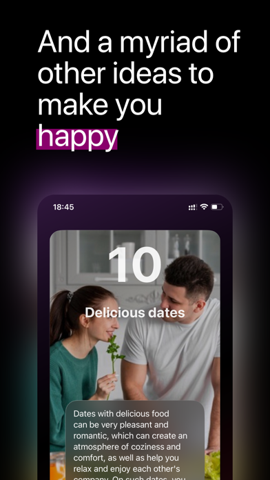 Perfect Dates: Ideas for date स्क्रीनशॉट