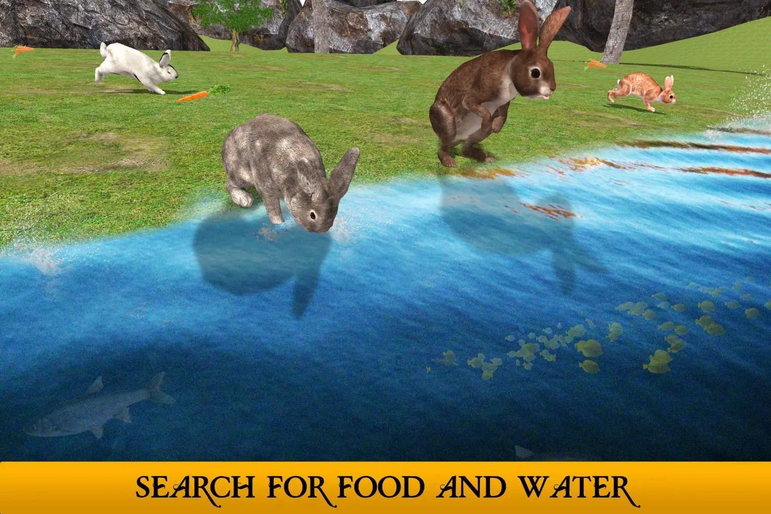 Capturas de tela do Ultimate Rabbit Simulator Game