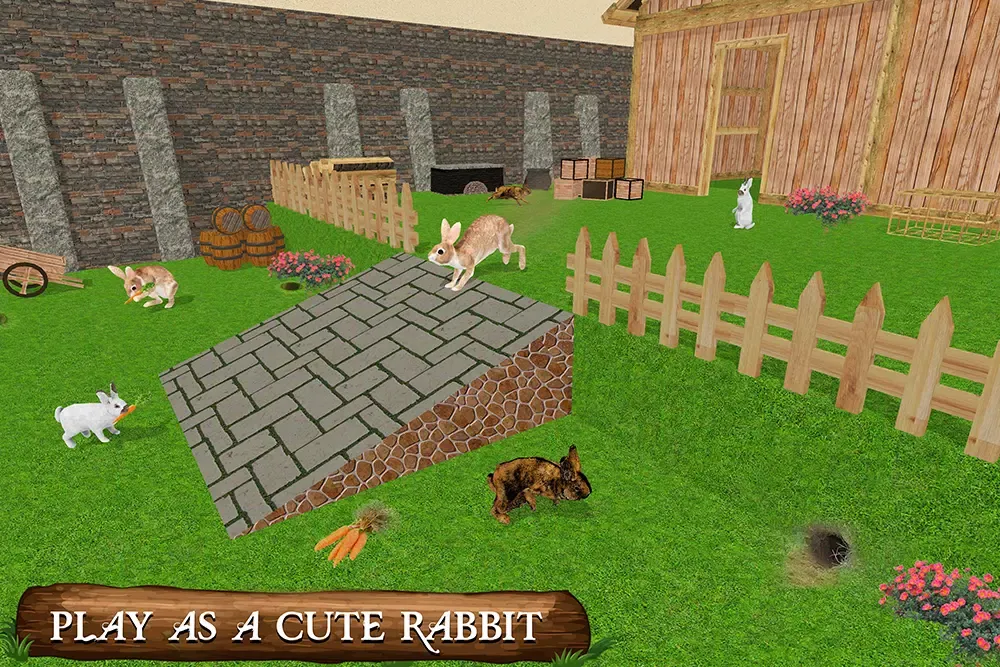 Capturas de tela do Ultimate Rabbit Simulator Game
