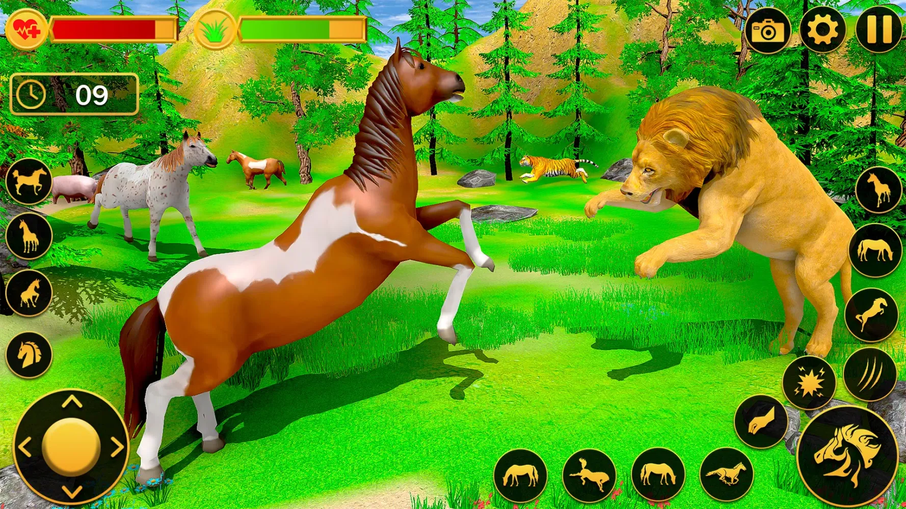 Captures d'écran de Wild Horse Simulator Family 3D