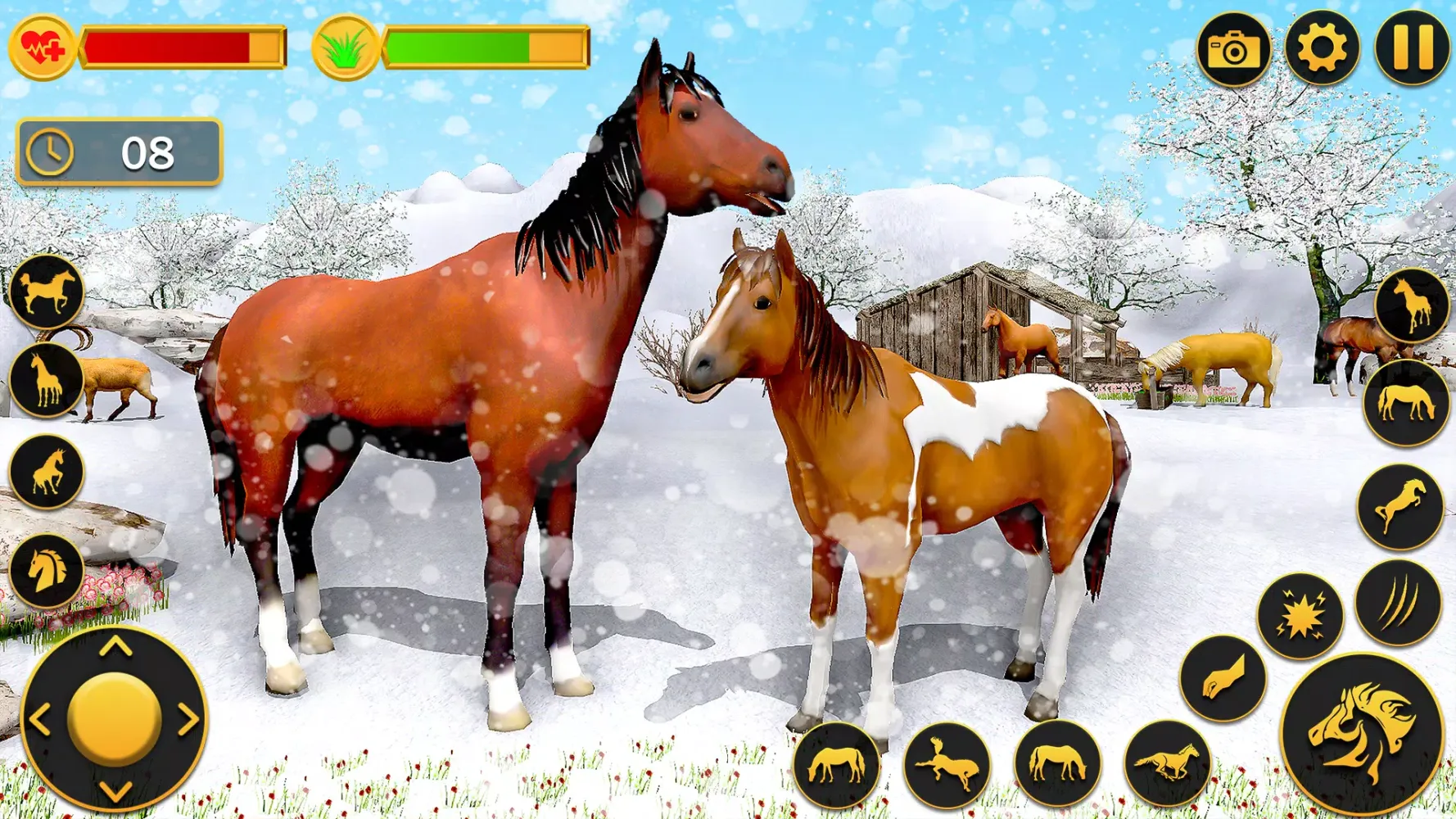 Captures d'écran de Wild Horse Simulator Family 3D