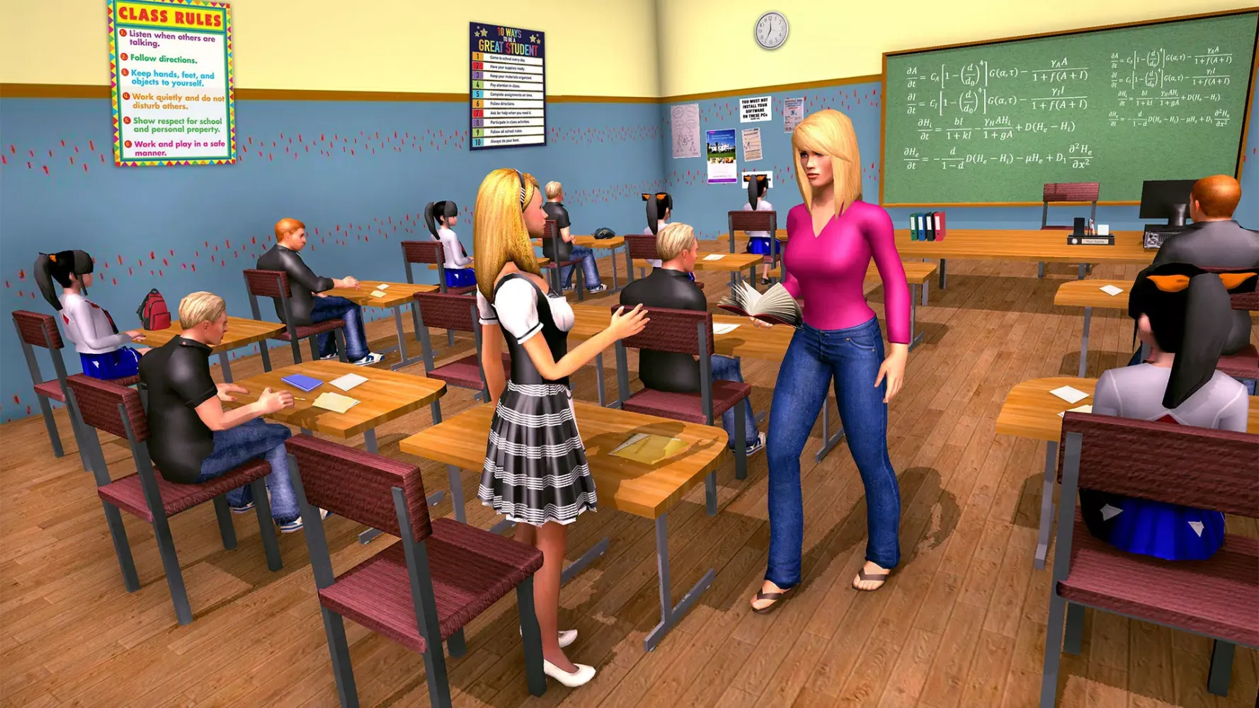 My High School Games Girl Life应用截图