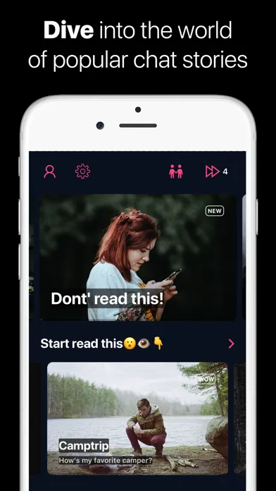 Whisper - scary chat stories Screenshots